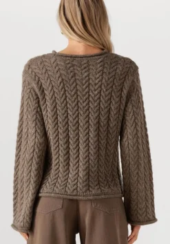 bruine modström trui kurtismd o-neck