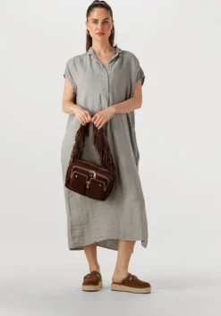 bruine mou instappers jute clog plain sue