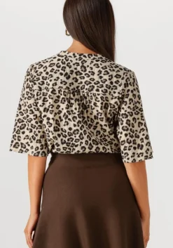 bruine msch copenhagen blouses mschkalani vlora 2 4 shirt aop
