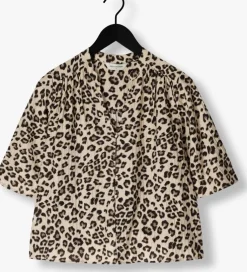 bruine msch copenhagen blouses mschkalani vlora 2 4 shirt aop