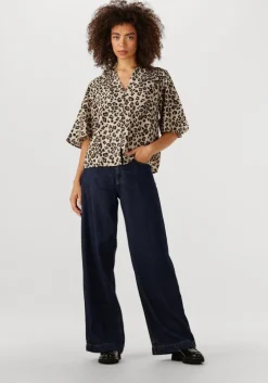 bruine msch copenhagen blouses mschkalani vlora 2 4 shirt aop