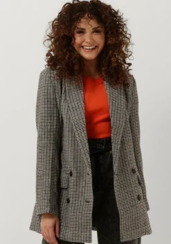 bruine msch copenhagen blazer mschflorencia blazer chk