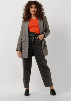 bruine msch copenhagen blazer mschflorencia blazer chk