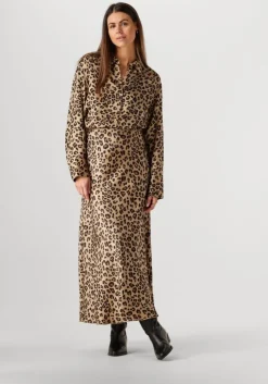 bruine msch copenhagen midirok mschclarette irida skirt aop