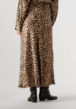 bruine msch copenhagen midirok mschclarette irida skirt aop