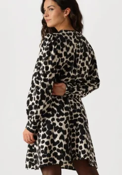 bruine msch copenhagen mini jurk mschottelie karalynn dress