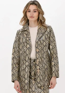 bruine na-kd blazer pu blazer