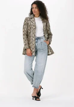 bruine na-kd blazer pu blazer