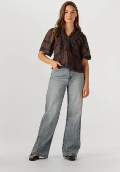 bruine neo noir blouses evienne s voile top