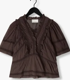 bruine neo noir blouses evienne s voile top