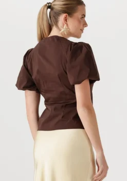 bruine neo noir blouses irina poplin blouse