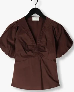 bruine neo noir blouses irina poplin blouse