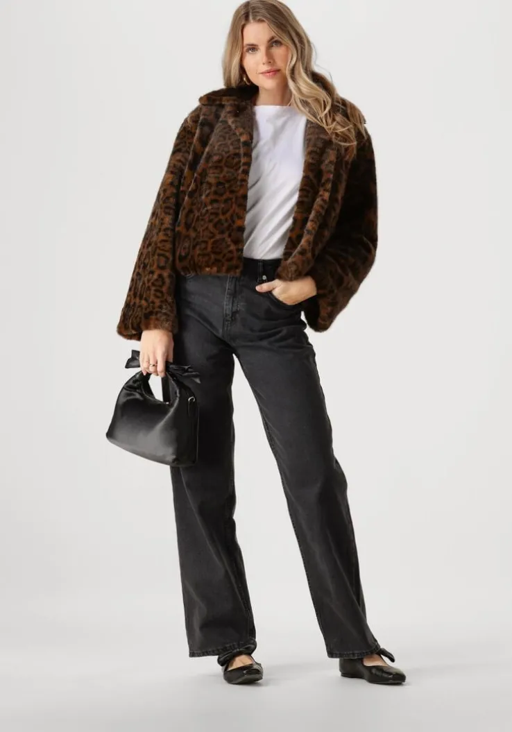 bruine neo noir jack melodie leo faux fur jacketdam