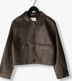 bruine neo noir jack romana faux pu jacket