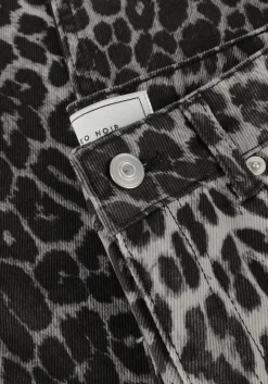 bruine neo noir lange broeken simona leopard pants