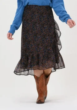 bruine neo noir midirok tara dark blossom skirt