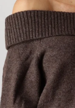 bruine neo noir trui jane knit blouse