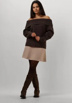 bruine neo noir trui jane knit blouse