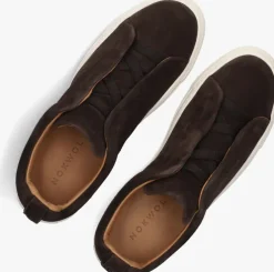 bruine nokwol lage sneakers connor