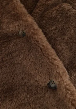 bruine notre-v faux fur jas nv-eddie