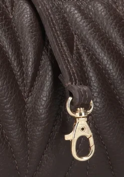 bruine notre-v handtas mabel