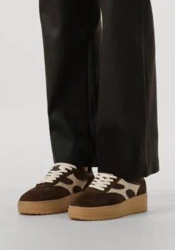 bruine notre-v lage sneakers anemone-63