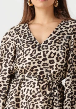 bruine notre-v mini jurk nv-france