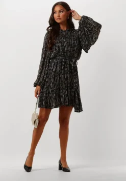 bruine notre-v mini jurk nv-elara