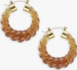 bruine notre-v oorbellen earring bubbles