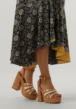 bruine notre-v sandalen 618011