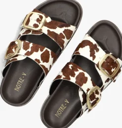 bruine notre-v slippers 227329