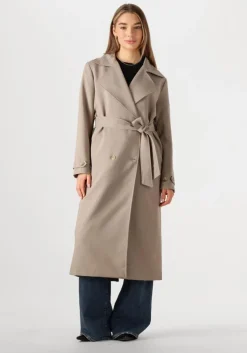 bruine notre-v trenchcoats nv-fae long coat