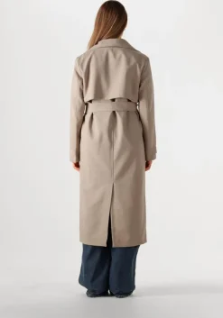 bruine notre-v trenchcoats nv-fae long coat