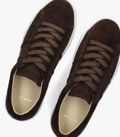 bruine nubikk lage sneakers jagger morris