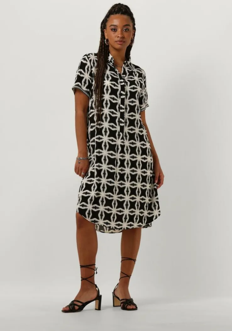 bruine nukus midi jurk marloe dress june