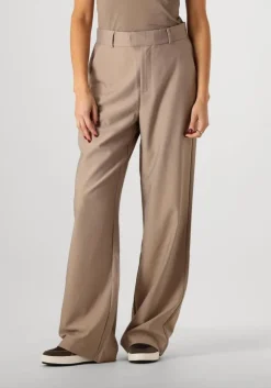 bruine nukus wijde broek new york pants