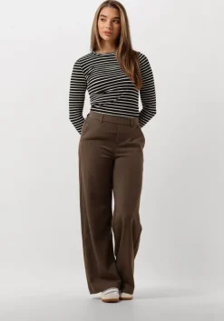 bruine object pantalon objlisa wide pant