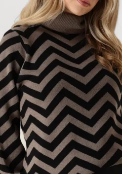 bruine object trui objray l/s knit rollneck