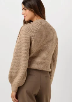 bruine object trui objruna knit l/s re pullover