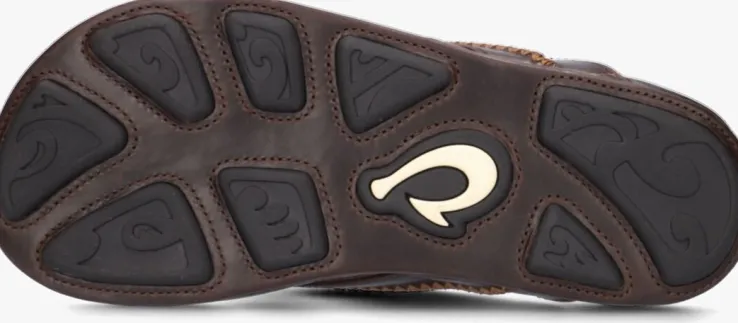 bruine olukai teenslippers mea ola