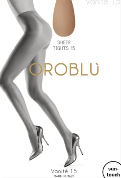 bruine oroblu panty's vanite 15