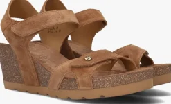 bruine panama jack sandalen vila