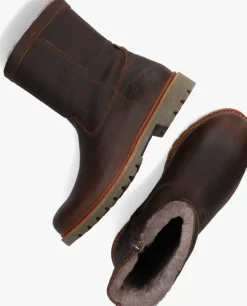 bruine panama jack vachtlaarzen fedro igloo