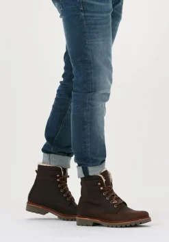 bruine panama jack veterboots panama 03 aviator