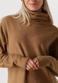 bruine penn & ink midi jurk w24b297ltd