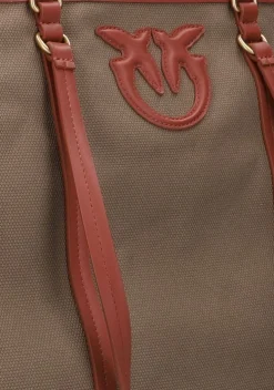 bruine pinko shopper miranda shopper extra
