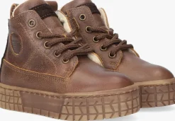 bruine pinocchio hoge sneakers p2461