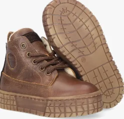 bruine pinocchio hoge sneakers p2461