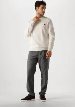 bruine polo ralph lauren lage sneakers polo court