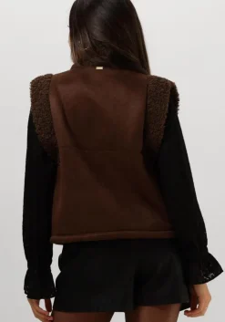 bruine pom amsterdam gilet gilet - lammy brown